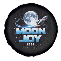 Celestial Moon Joy 2026 Spare Tire Cover Rocket Launch '26 Lunar Mission Celebration