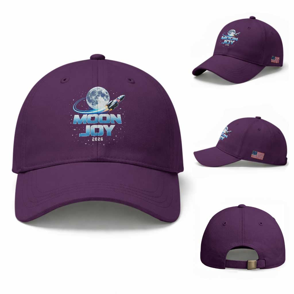 Celestial Moon Joy 2026 Baseball Cap Rocket Launch '26 Lunar Mission Celebration
