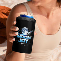 Celestial Moon Joy 2026 4 in 1 Can Cooler Tumbler Rocket Launch '26 Lunar Mission Celebration