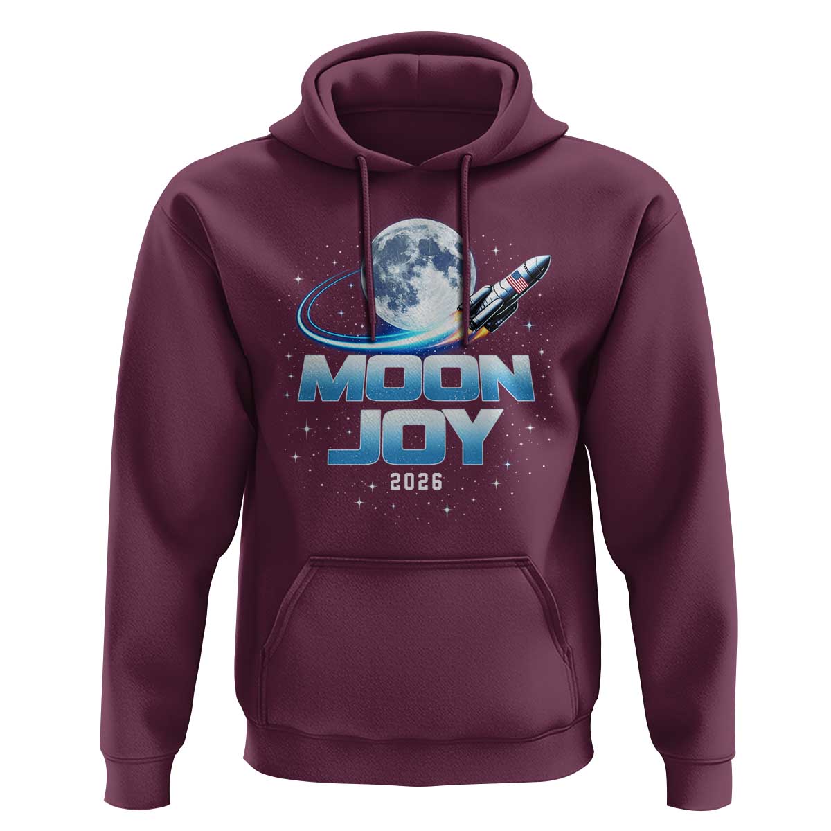 Celestial Moon Joy 2026 Hoodie Rocket Launch '26 Lunar Mission Celebration