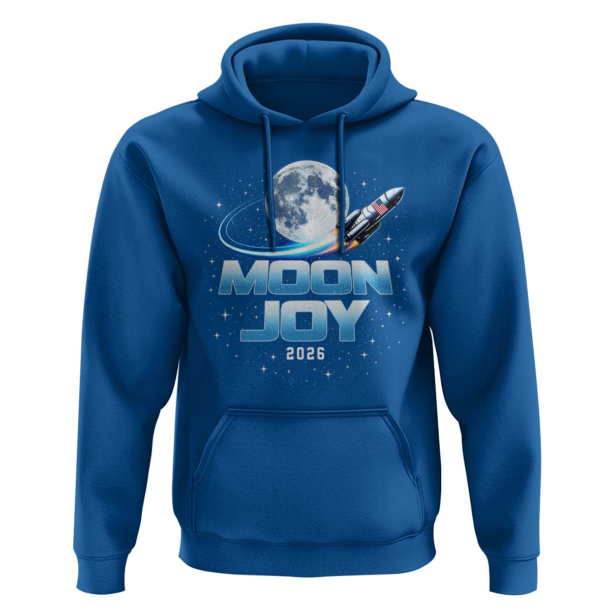 Celestial Moon Joy 2026 Hoodie Rocket Launch '26 Lunar Mission Celebration