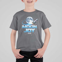 Celestial Moon Joy 2026 T Shirt For Kid Rocket Launch '26 Lunar Mission Celebration