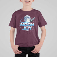 Celestial Moon Joy 2026 T Shirt For Kid Rocket Launch '26 Lunar Mission Celebration
