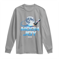 Celestial Moon Joy 2026 Long Sleeve Shirt Rocket Launch '26 Lunar Mission Celebration