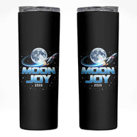 Celestial Moon Joy 2026 Skinny Tumbler Rocket Launch '26 Lunar Mission Celebration