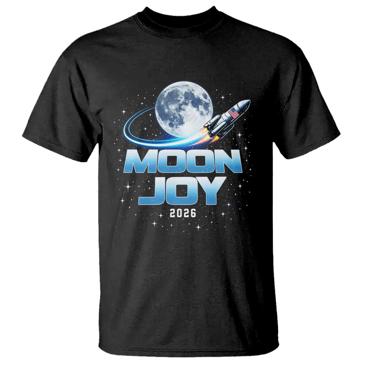 Celestial Moon Joy 2026 T Shirt Rocket Launch '26 Lunar Mission Celebration