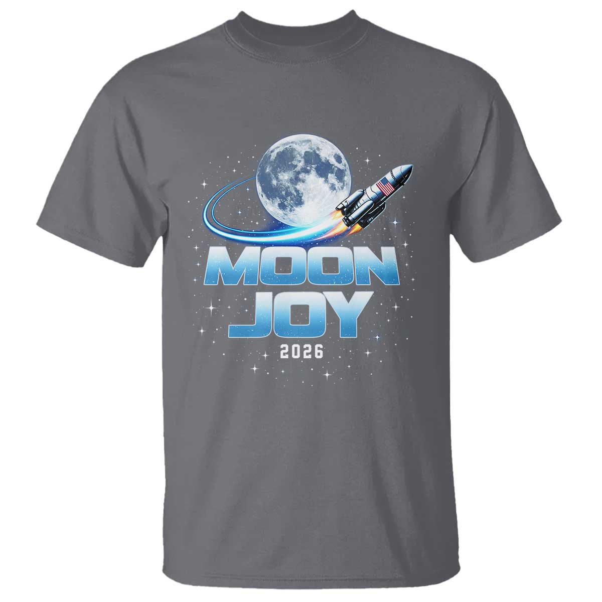 Celestial Moon Joy 2026 T Shirt Rocket Launch '26 Lunar Mission Celebration