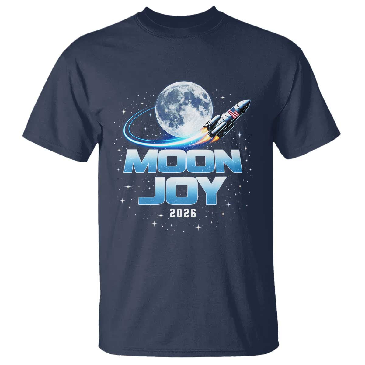 Celestial Moon Joy 2026 T Shirt Rocket Launch '26 Lunar Mission Celebration