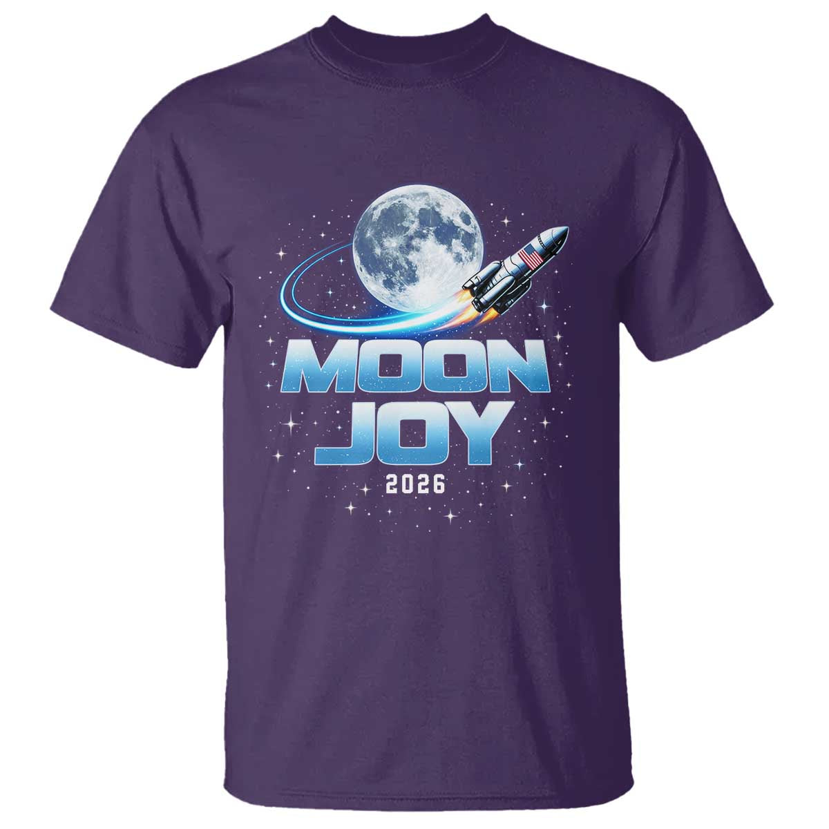 Celestial Moon Joy 2026 T Shirt Rocket Launch '26 Lunar Mission Celebration