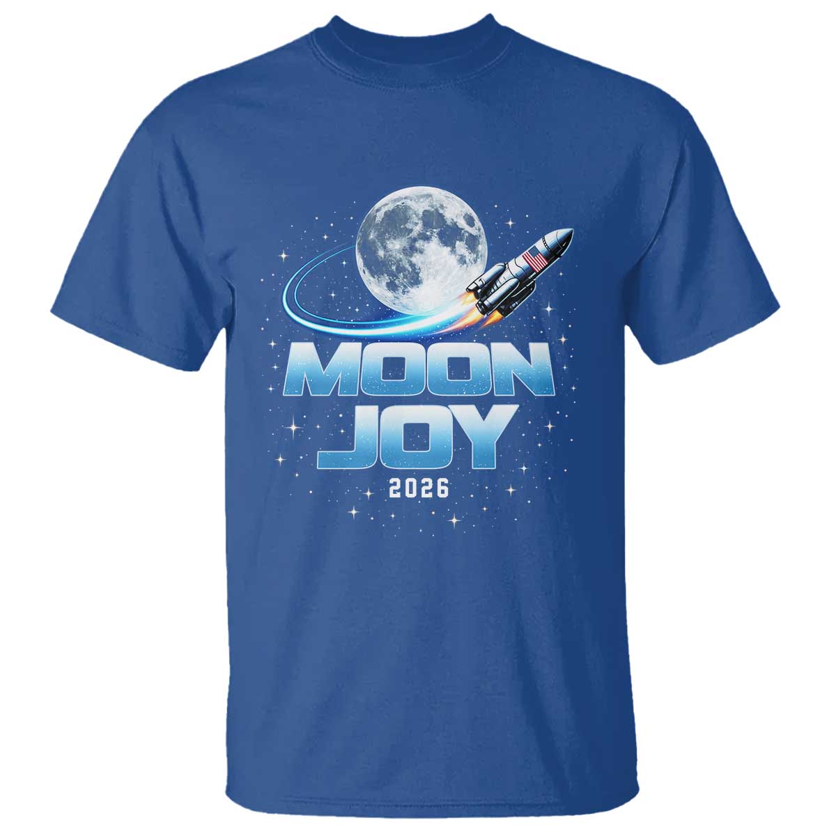 Celestial Moon Joy 2026 T Shirt Rocket Launch '26 Lunar Mission Celebration