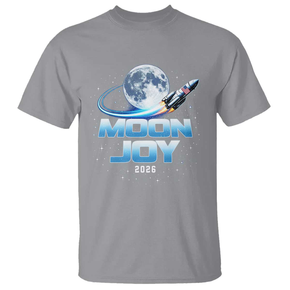 Celestial Moon Joy 2026 T Shirt Rocket Launch '26 Lunar Mission Celebration
