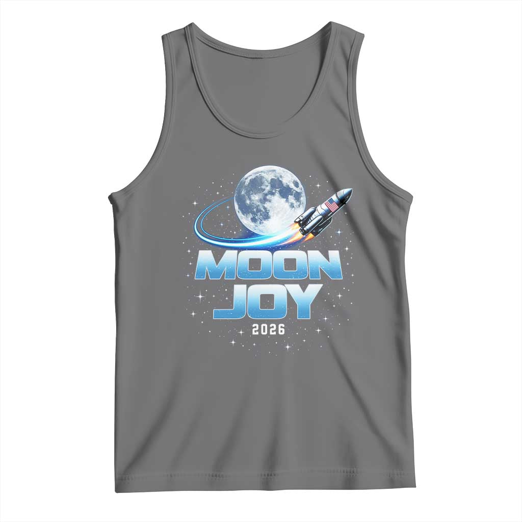 Celestial Moon Joy 2026 Tank Top Rocket Launch '26 Lunar Mission Celebration