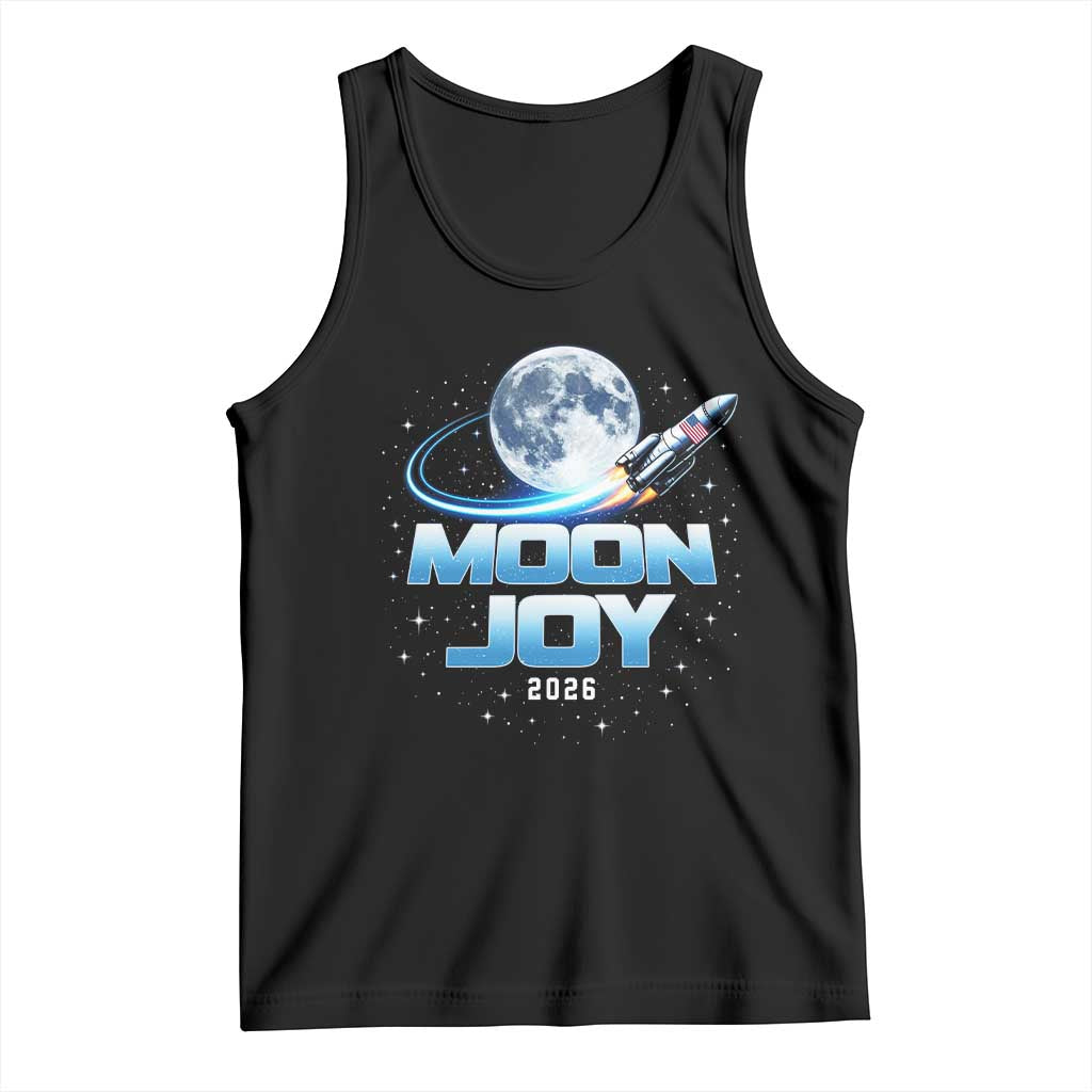 Celestial Moon Joy 2026 Tank Top Rocket Launch '26 Lunar Mission Celebration