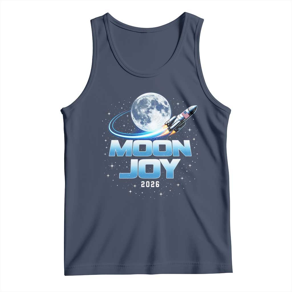 Celestial Moon Joy 2026 Tank Top Rocket Launch '26 Lunar Mission Celebration