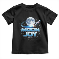Celestial Moon Joy 2026 Toddler T Shirt Rocket Launch '26 Lunar Mission Celebration