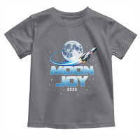 Celestial Moon Joy 2026 Toddler T Shirt Rocket Launch '26 Lunar Mission Celebration