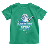 Celestial Moon Joy 2026 Toddler T Shirt Rocket Launch '26 Lunar Mission Celebration