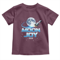 Celestial Moon Joy 2026 Toddler T Shirt Rocket Launch '26 Lunar Mission Celebration