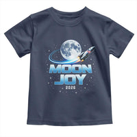 Celestial Moon Joy 2026 Toddler T Shirt Rocket Launch '26 Lunar Mission Celebration