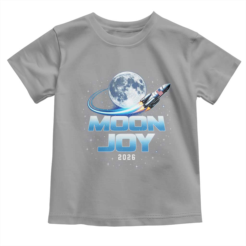 Celestial Moon Joy 2026 Toddler T Shirt Rocket Launch '26 Lunar Mission Celebration