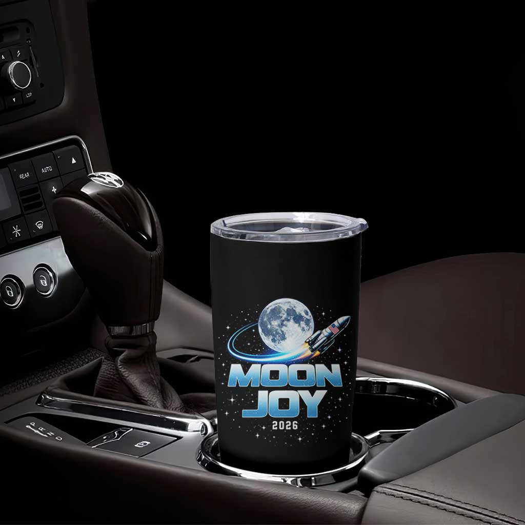 Celestial Moon Joy 2026 Tumbler Cup Rocket Launch '26 Lunar Mission Celebration