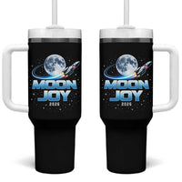 Celestial Moon Joy 2026 Tumbler With Handle Rocket Launch '26 Lunar Mission Celebration
