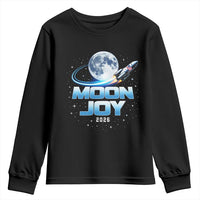 Celestial Moon Joy 2026 Youth Sweatshirt Rocket Launch '26 Lunar Mission Celebration