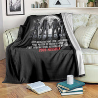 Historic 2026 Lunar Mission Crew Celebration Throw Blanket Proud To Be Beyond Low Earth Orbit