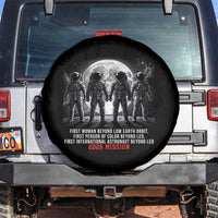 Historic 2026 Lunar Mission Crew Celebration Spare Tire Cover Proud To Be Beyond Low Earth Orbit