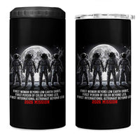 Historic 2026 Lunar Mission Crew Celebration 4 in 1 Can Cooler Tumbler Proud To Be Beyond Low Earth Orbit