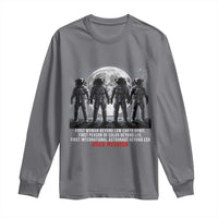 Historic 2026 Lunar Mission Crew Celebration Long Sleeve Shirt Proud To Be Beyond Low Earth Orbit