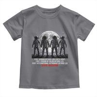 Historic 2026 Lunar Mission Crew Celebration Toddler T Shirt Proud To Be Beyond Low Earth Orbit