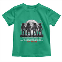 Historic 2026 Lunar Mission Crew Celebration Toddler T Shirt Proud To Be Beyond Low Earth Orbit