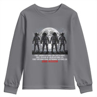 Historic 2026 Lunar Mission Crew Celebration Youth Sweatshirt Proud To Be Beyond Low Earth Orbit