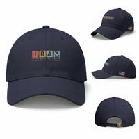 Iran The War Is Meant To Be Continuous Vintage Graphic Baseball Cap Orwell Quotes Geopolitical Satire