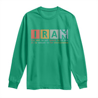 Iran The War Is Meant To Be Continuous Vintage Graphic Long Sleeve Shirt Orwell Quotes Geopolitical Satire