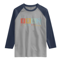 Iran The War Is Meant To Be Continuous Vintage Graphic Raglan Shirt Orwell Quotes Geopolitical Satire