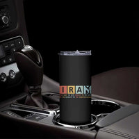 Iran The War Is Meant To Be Continuous Vintage Graphic Skinny Tumbler Orwell Quotes Geopolitical Satire