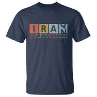 Iran The War Is Meant To Be Continuous Vintage Graphic T Shirt Orwell Quotes Geopolitical Satire