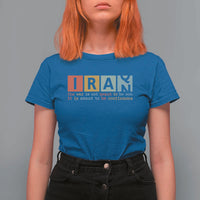 Iran The War Is Meant To Be Continuous Vintage Graphic T Shirt For Women Orwell Quotes Geopolitical Satire