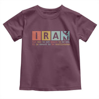 Iran The War Is Meant To Be Continuous Vintage Graphic Toddler T Shirt Orwell Quotes Geopolitical Satire
