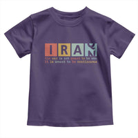Iran The War Is Meant To Be Continuous Vintage Graphic Toddler T Shirt Orwell Quotes Geopolitical Satire
