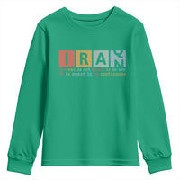 Iran The War Is Meant To Be Continuous Vintage Graphic Youth Sweatshirt Orwell Quotes Geopolitical Satire