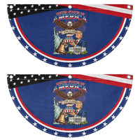 USA 250 Year Birthday America Celebration Patriotic Fan Flag Eagle and Liberty Bday Cake Politics