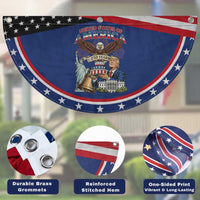 USA 250 Year Birthday America Celebration Patriotic Fan Flag Eagle and Liberty Bday Cake Politics