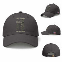 250 Years of Freedom Camo Flag Baseball Cap We The People Second Amendment 1776-2026 Patriotic