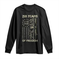 250 Years of Freedom Camo Flag Long Sleeve Shirt We The People Second Amendment 1776-2026 Patriotic