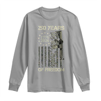 250 Years of Freedom Camo Flag Long Sleeve Shirt We The People Second Amendment 1776-2026 Patriotic