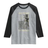 250 Years of Freedom Camo Flag Raglan Shirt We The People Second Amendment 1776-2026 Patriotic