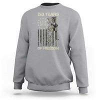 250 Years of Freedom Camo Flag Sweatshirt We The People Second Amendment 1776-2026 Patriotic